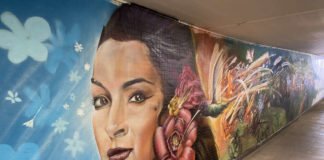 Impression der neuen Graffiti-Galerie am Hauptbahnhof Ludwigshafen (Foto: Deutsche Bahn AG)