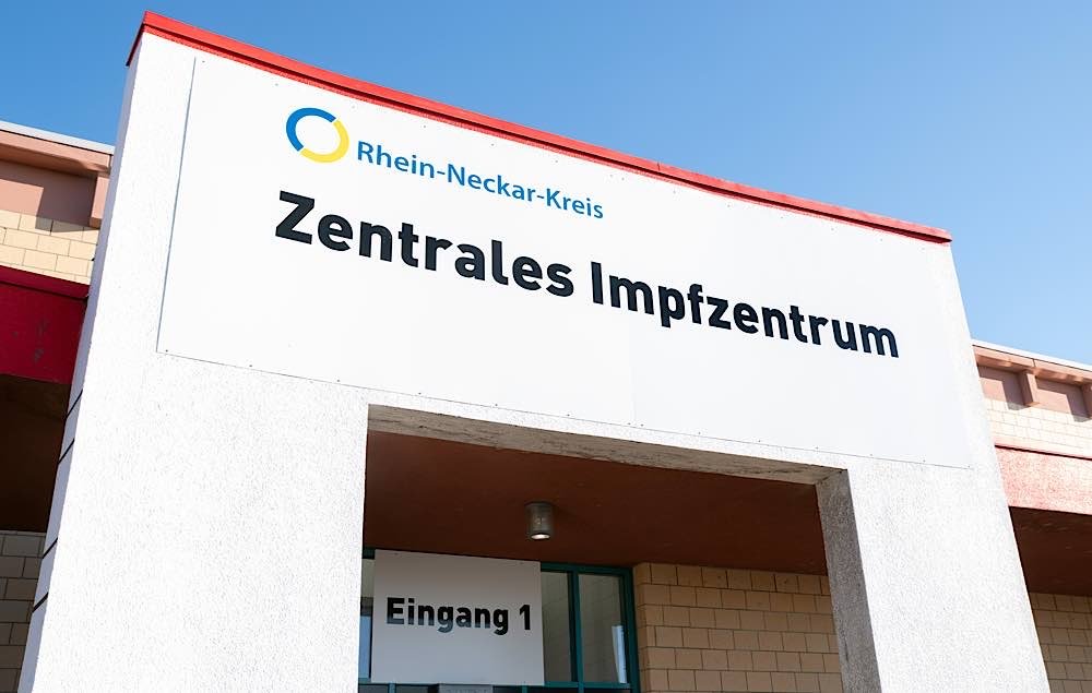 Zentrales Impfzentrum Rhein-Neckar-Kreis (Foto. Landratsamt Rhein-Neckar-Kreis)