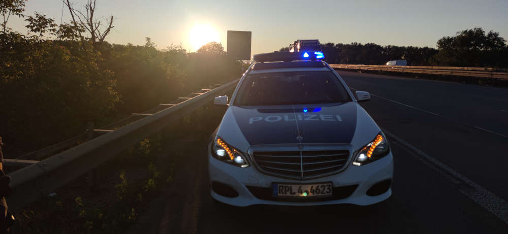 Funkstreifenwagen der Polizeiautobahnstation Ruchheim (Foto: Polizei RLP)