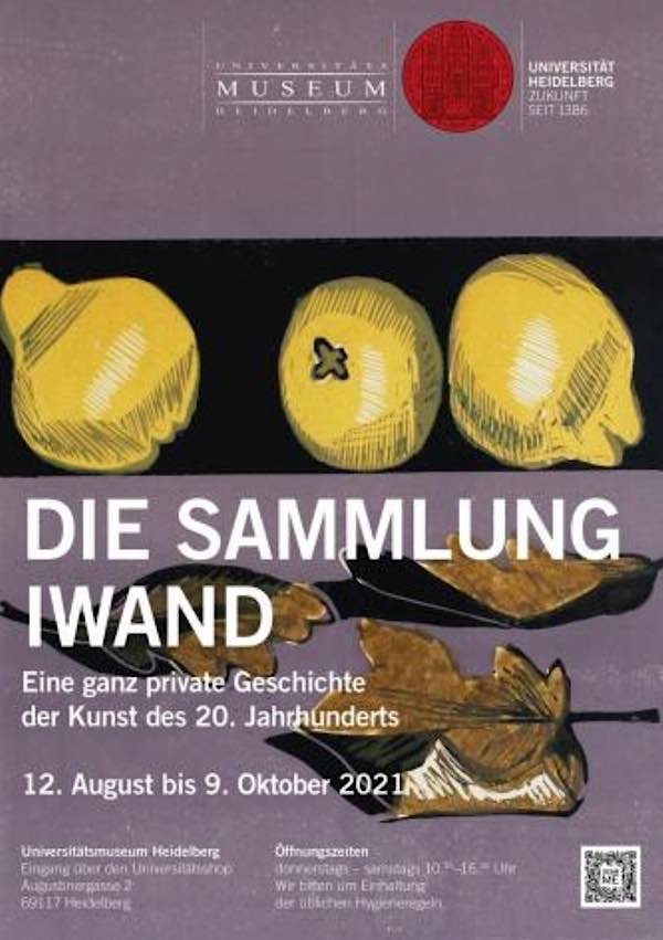 Flyer Sonderausstellung Sammlung Iwand (Quelle: Universität Heidelberg)