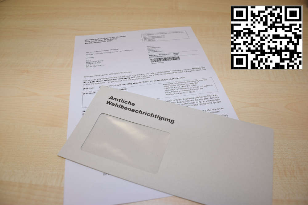 Die Wählerverzeichnisse sind erstellt. Die Wahlbenachrichtigungen werden bis zum 5. September zugestellt. (Foto: Stadt Mannheim)