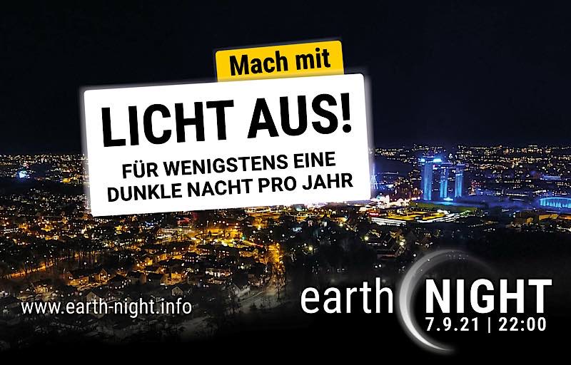 Licht aus! am 07.09.2021 (Quelle: earth-night.info)