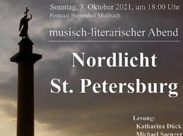 "Nordlicht St. Petersburg" im Kulturzentrum Herrenhof