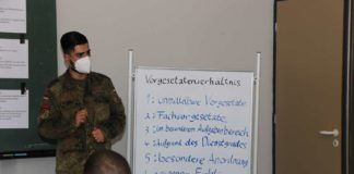 Lernzielkontrolle Training Lehrsoldat (Foto: StFw Frank Wiedemann)