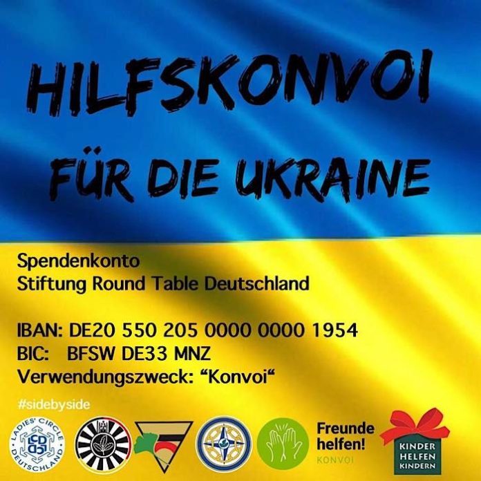 Die Stiftung Round Table Deutschland organisiert humanitäre Hilfe für die Menschen in der Ukraine. (Quelle: Stiftung Round Table Deutschland)