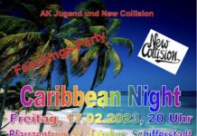 Caribean Night - Veranstaltungsplakat