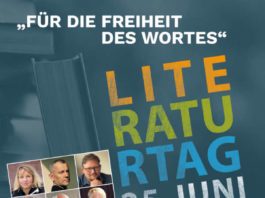 Plakat Literaturtag (Quelle: PEN Deutschland)