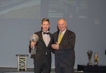 ADAC Pfalz-Award-Preisträger Marvin Fritz, Weltmeister im Motorrad-Langstreckensport, mit Sportleiter Friedhelm Kissel (Foto: ADAC Pfalz/Georg Biegel)