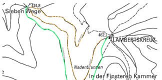 Kartenausschnitt (Quelle: Forstamt Bad Dürkheim)