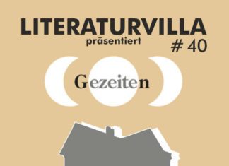 Veranstaltungsplakat Literaturvilla Herrenhof im März 2024